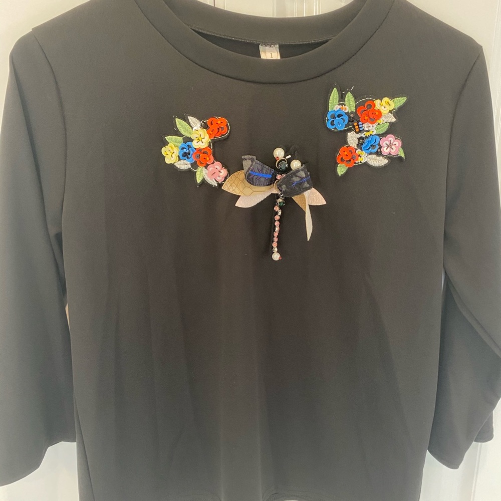 Dragon Fly Applique Top